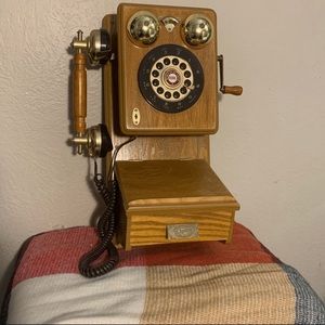 Vintage Spirit of St. Louis Hand Crank Wall Phone Replica